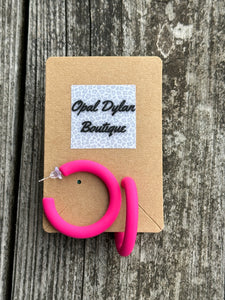 Chunky Colorful Hoops