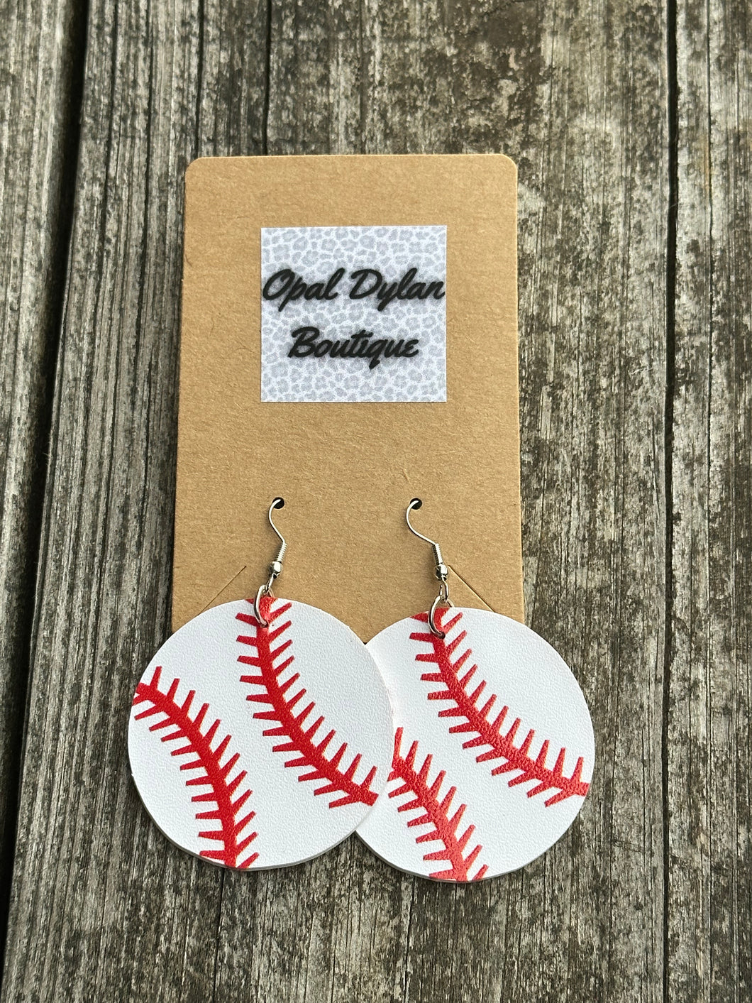 Baseball Earrings