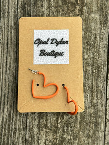 Colorful Heart Hoops