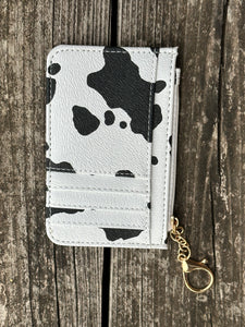 Cow Print Wallet